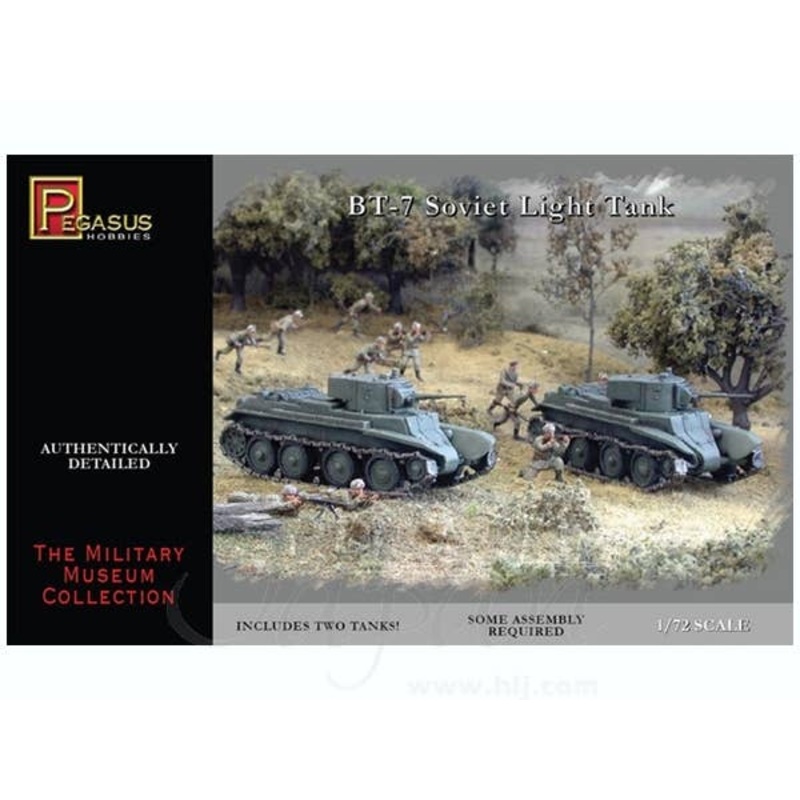 1/72 BT-7 Soviet Light Tank Set