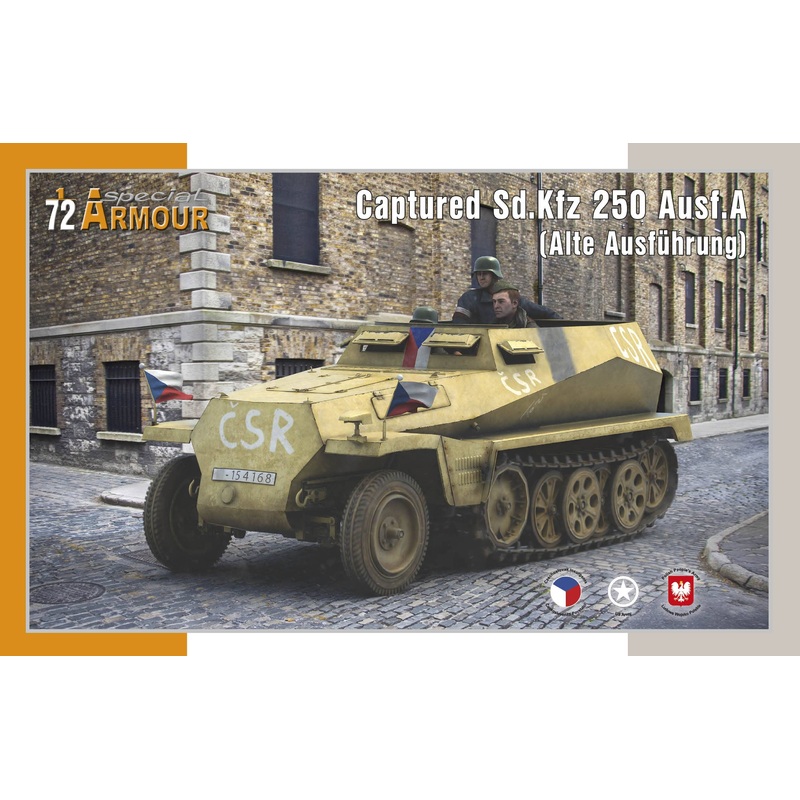 1/72 Captured Sd.Kfz 250 Ausf.A (Alte Ausfuhrung)