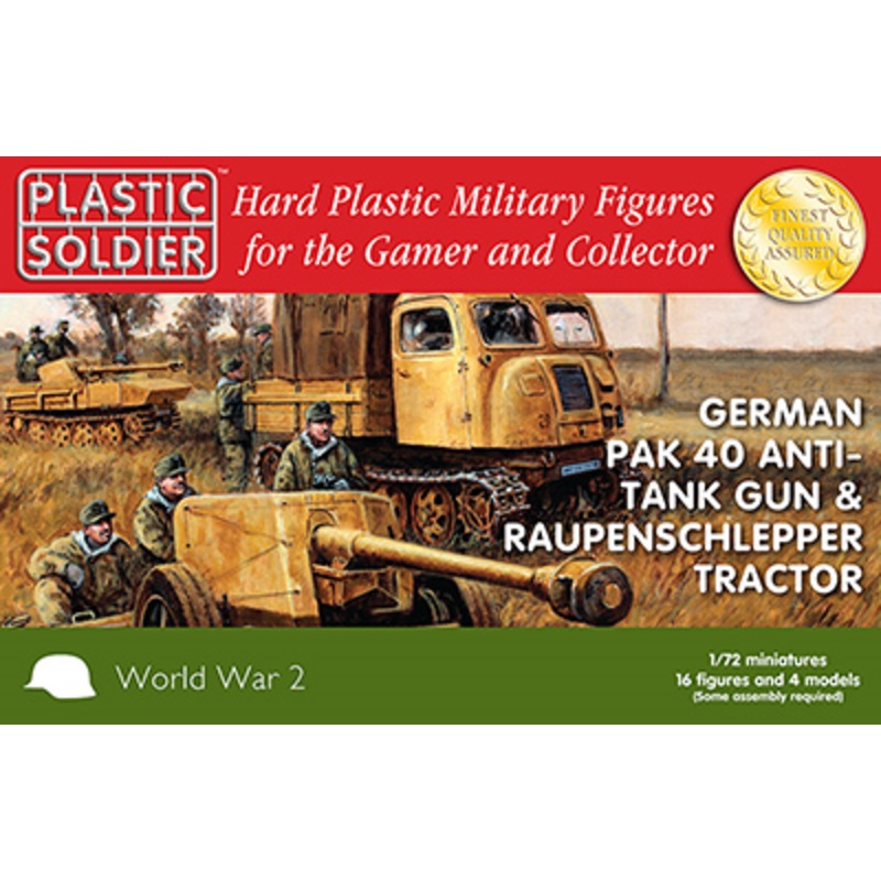 1/72 German Pak 40 and Raupenschlepper Tractor