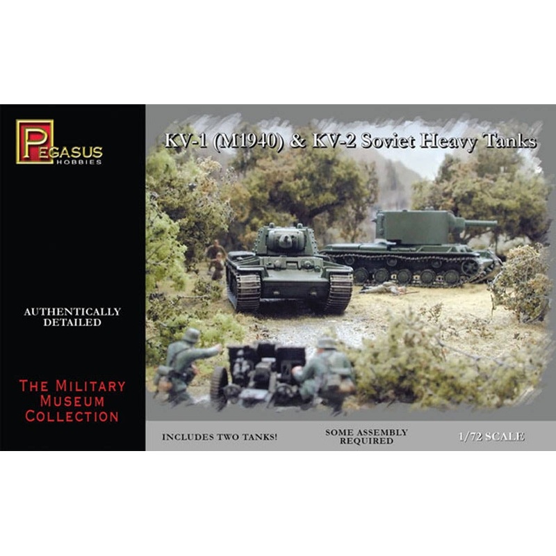 1/72 KV-1 (M1940) & KV-2 Soviet Heavy Tank Set