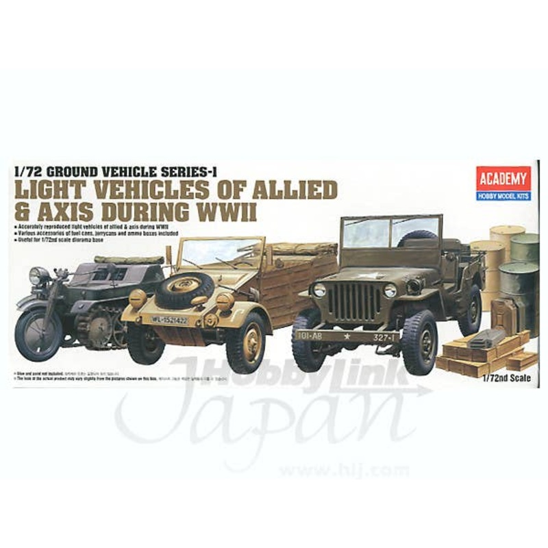 1/72 Light Vehicles Of Allied & Axis During WWII
