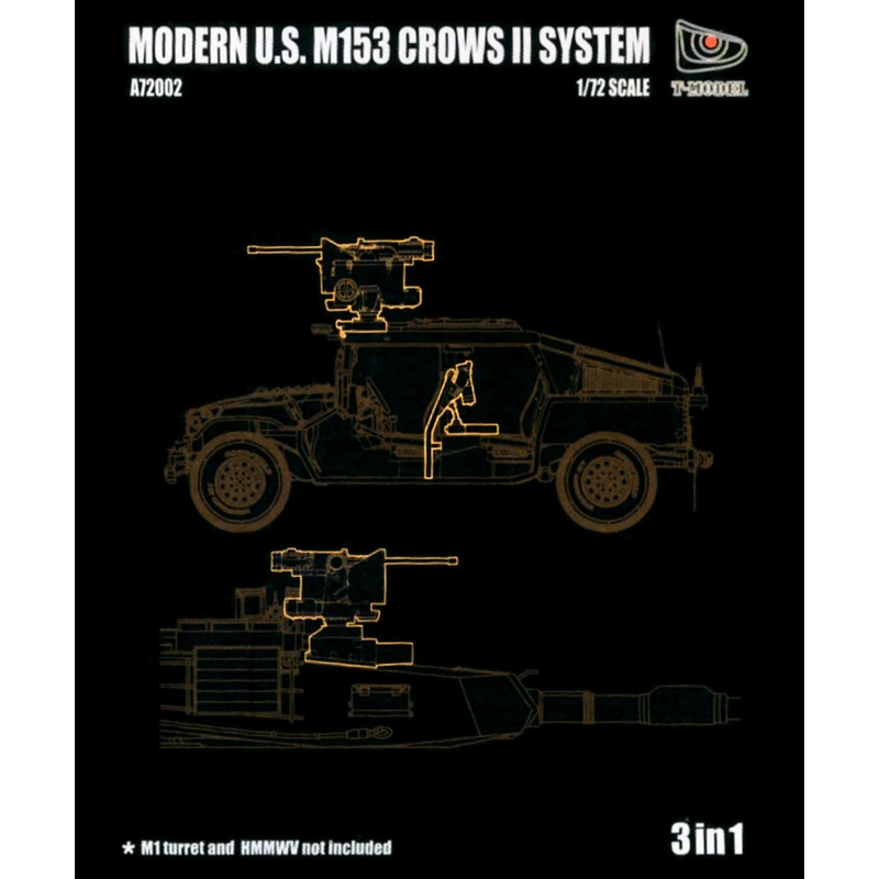 1/72 Modern U.S. M153 CROWS II System