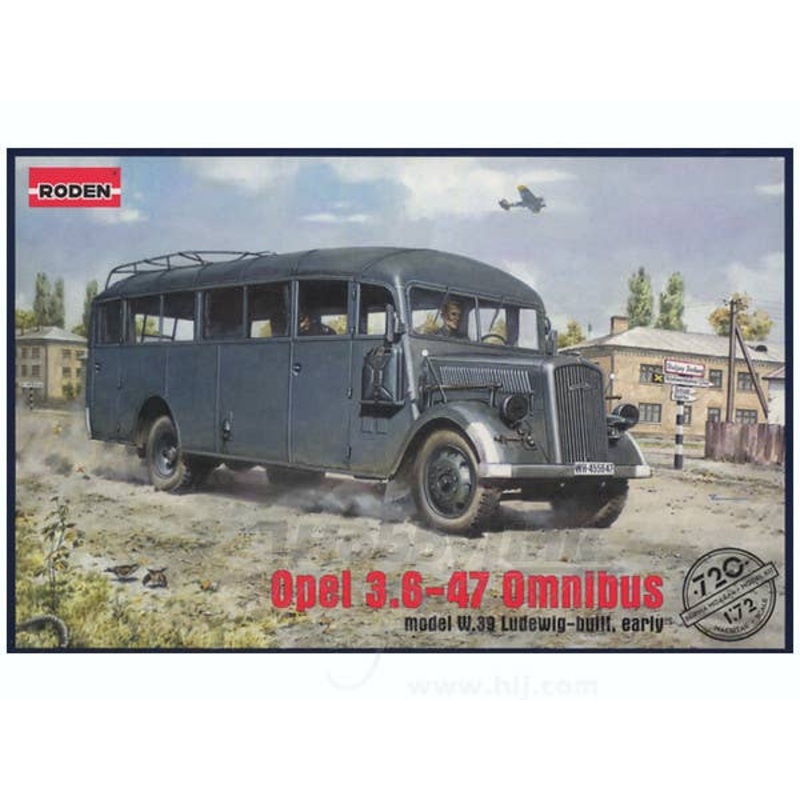 1/72 Opel 3.6-47 Omnibus Model W.39 Ludewig-Built Early