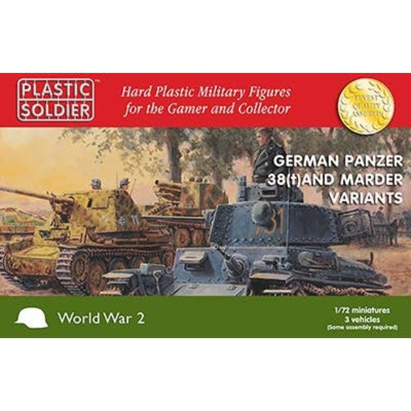 1/72 Panzer 38T and Marder Options