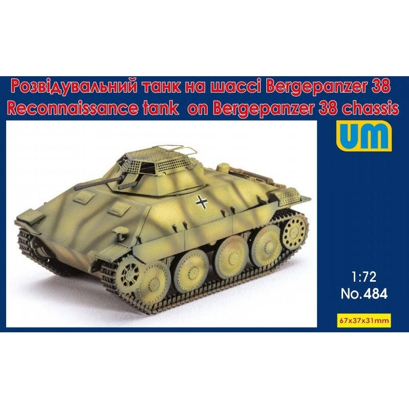 1/72 Reconnaissance tank on Bergepanzer 38 chassis