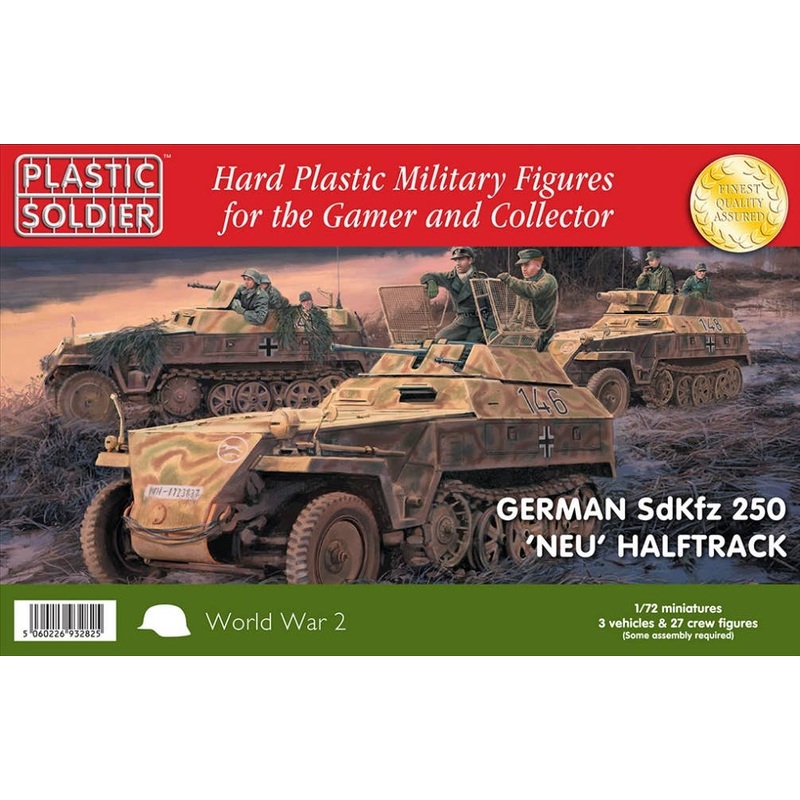 1/72 Sd.Kfz.250 "Neu" Half Track (x3)