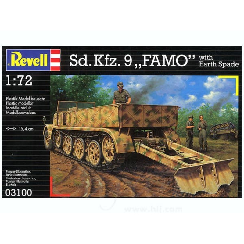 1/72 Sd. Kfz.9 FAMO with Earth Spade