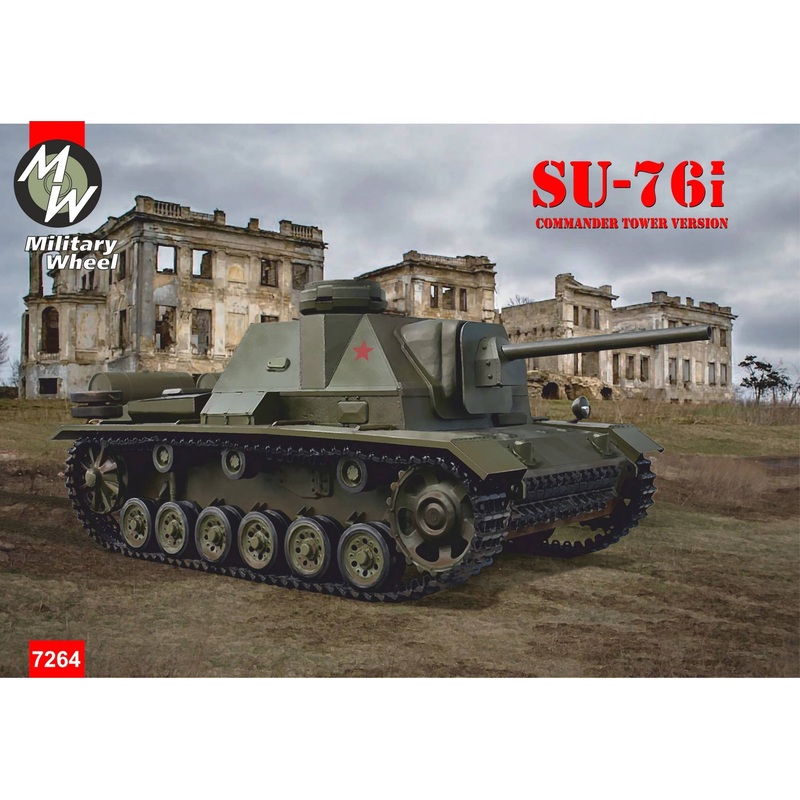 1/72 Soviet Su-76i Commander Tower Version