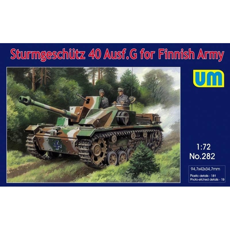 1/72 Sturmgeschutz 40 Ausf.G for Finnish Army
