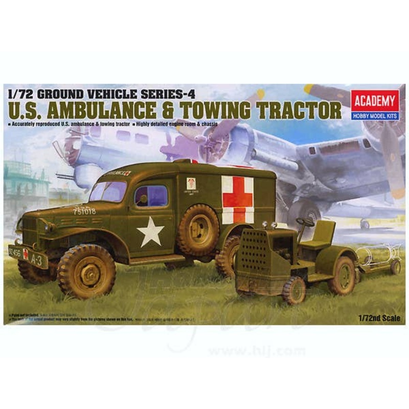 1/72 US Field ambulance & Trailer