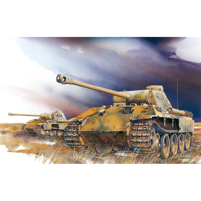 1/72 WW.II German  Sd.Kfz.171 Panther Ausf.D Early/Late (2 in 1)