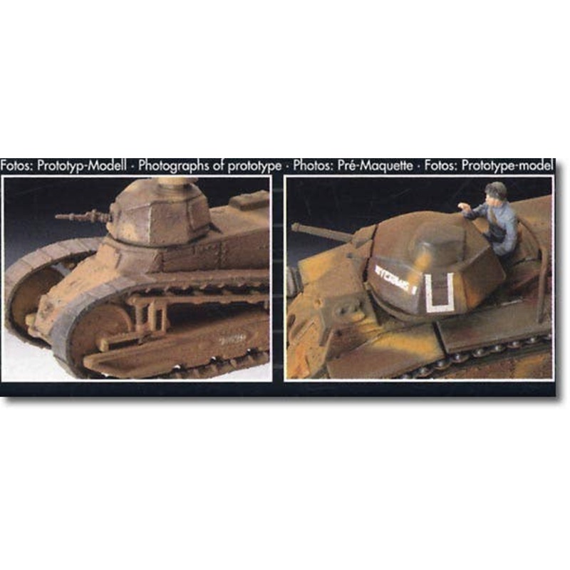 1/76 Char B1bis and Renault FT 17 Set