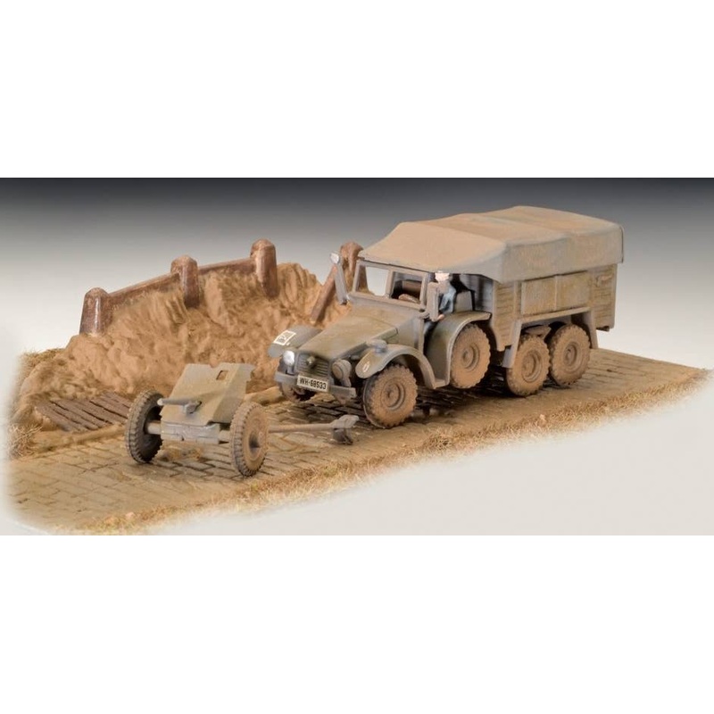 1/76 Krupp Protze KFZ 69 with 3.7cm Pak