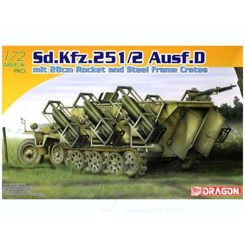 Sd.Kfz.251/2 Ausf.D w/28cm Rocket & Steel Frame Cr
