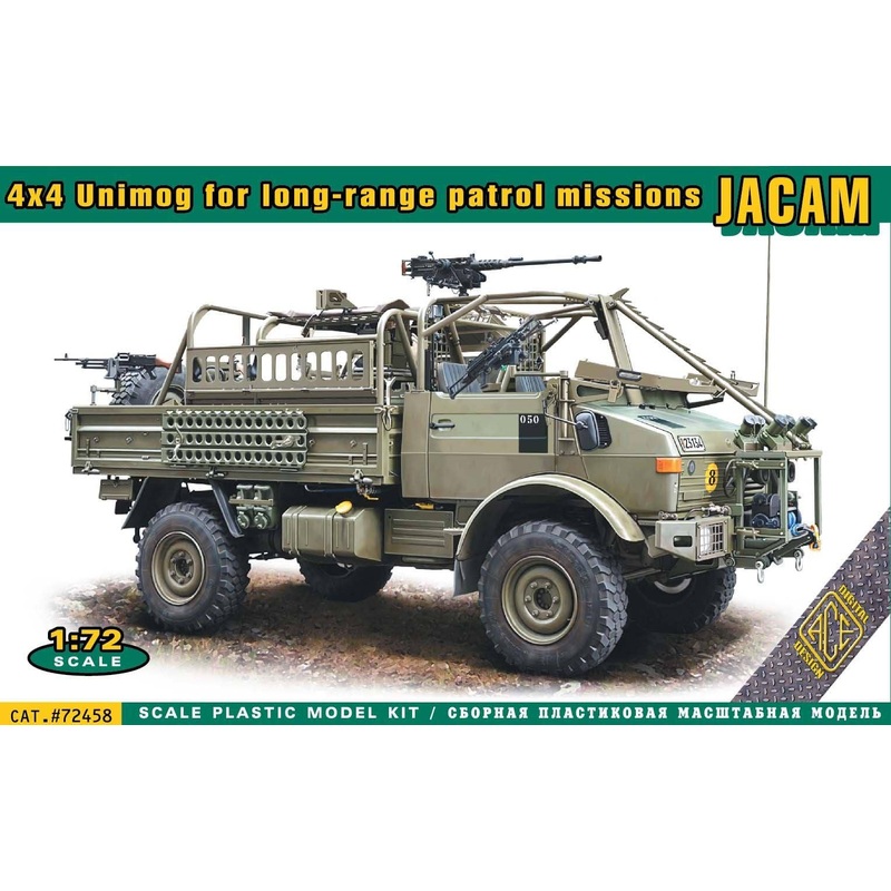 1/72 4x4 Unimog For Long-Range Patrol Missions JACAM