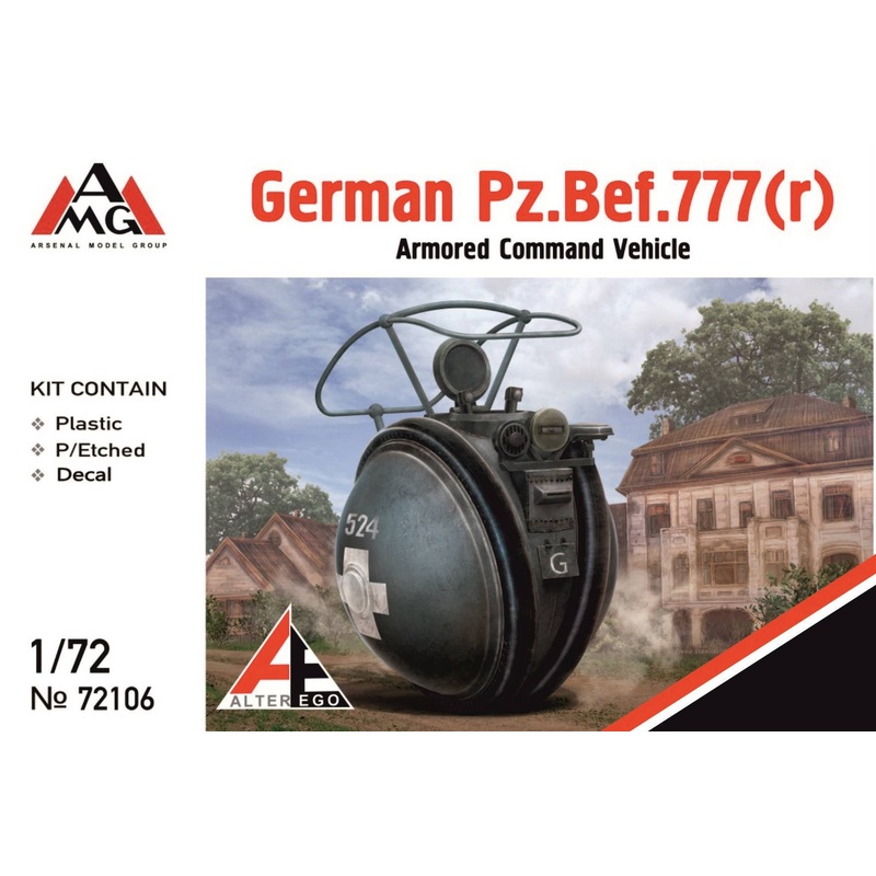 1/72 6 Pz.Bef 777 (r) Ger.Armored Command Vehicles (WW2 Era)