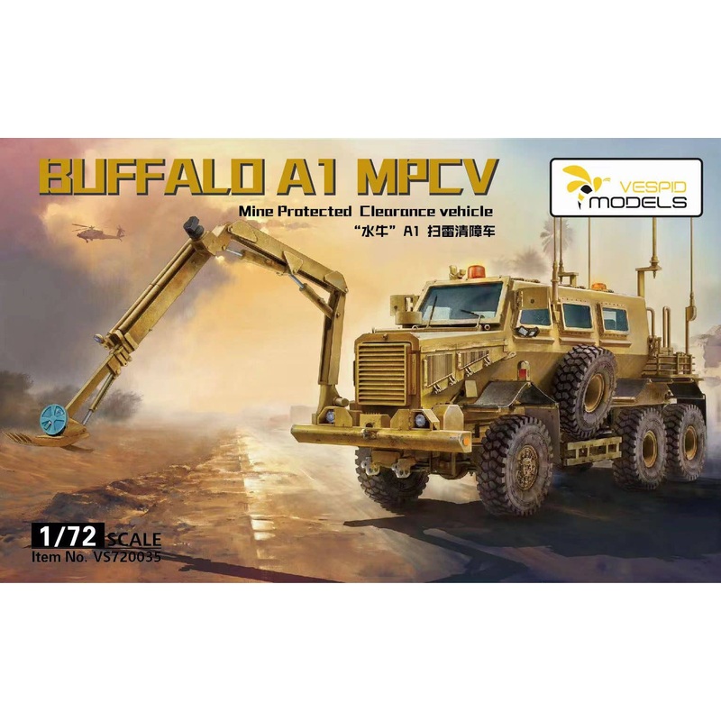 1/72 BUFFALO A1 MPCV Mine Protected Clearance vehicle w/3D printed parts