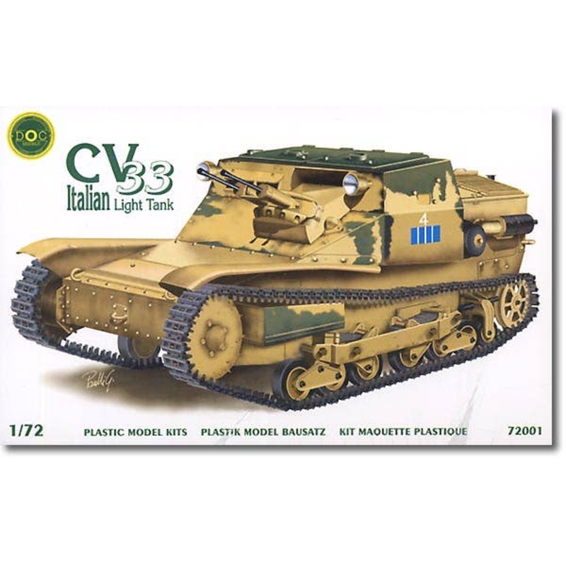 1/72 CV-33 Italian Light Tank