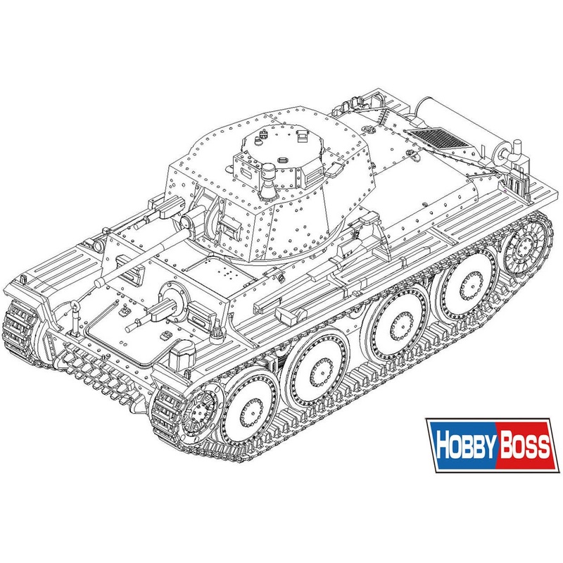 1/72 German 38 (t) Tank E/F
