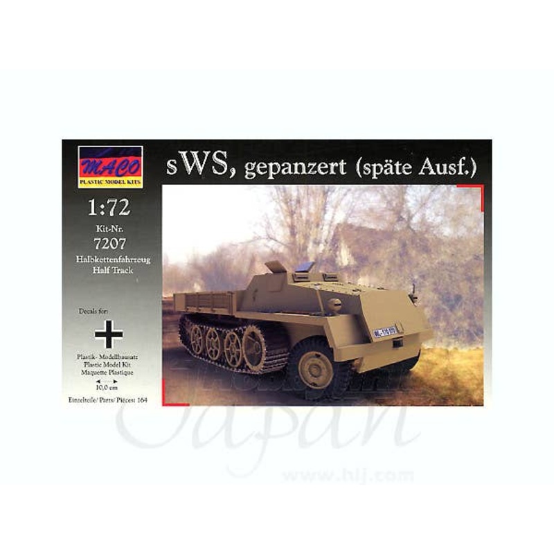 1/72 German sWS Half Track Armored Type