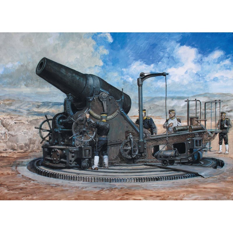 1/72 IJA 28 cm howitzer L/10 (with Nogi Maresuke, Artillery 6pcs)