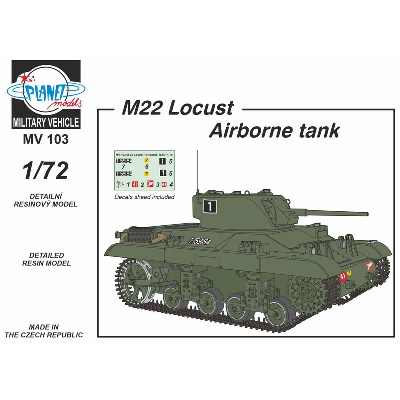 1/72 M22 Locust Airborne Tank