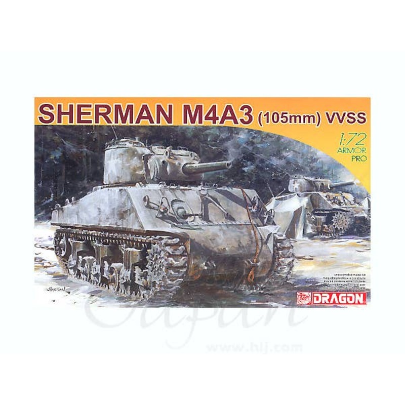 1/72 M4A3 Sherman 105mm