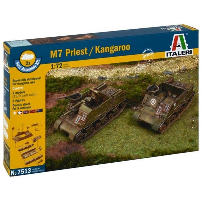 1/72 M7 Priest/Kangaroo (2 Kits)