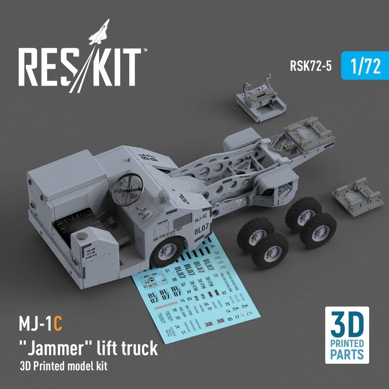 1/72 MJ-1C Jammer lift truck (3D Printed model kit)