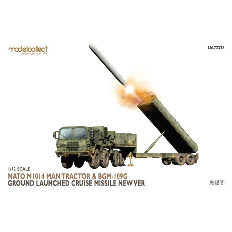 1/72 Nato M1014 MAN Tractor & BGM-109G Ground Launched Cruise Missile New Ver