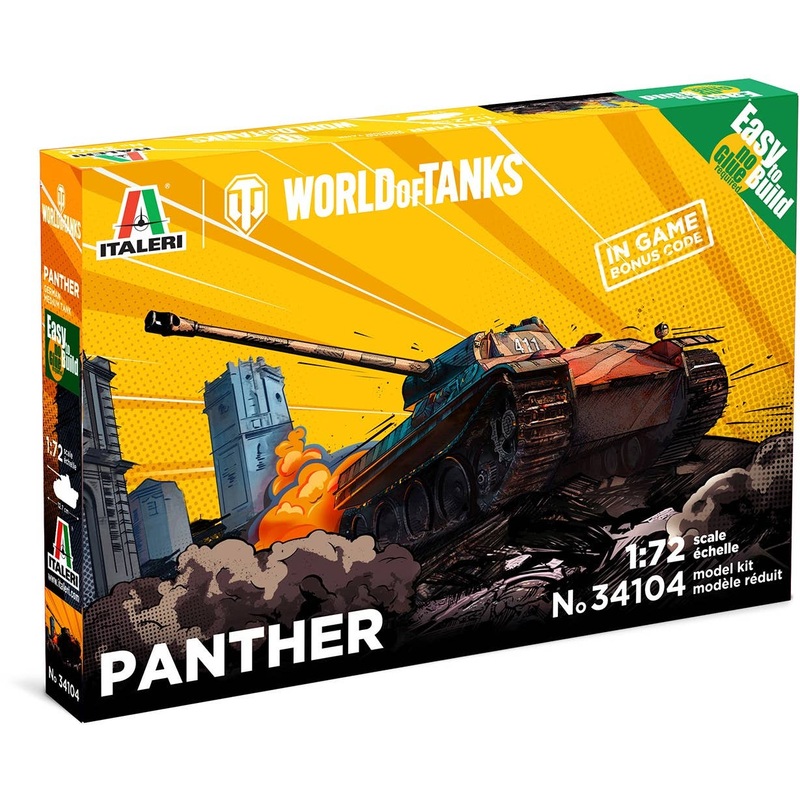 1/72 Panther WoT Easy to Build