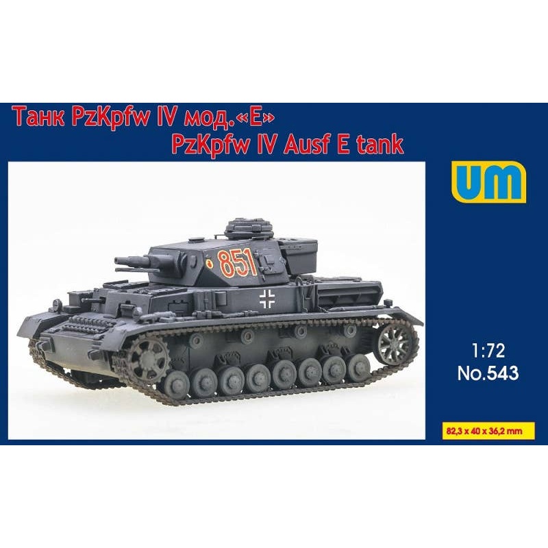 1/72 Pz.Kpfw IV Ausf E tank