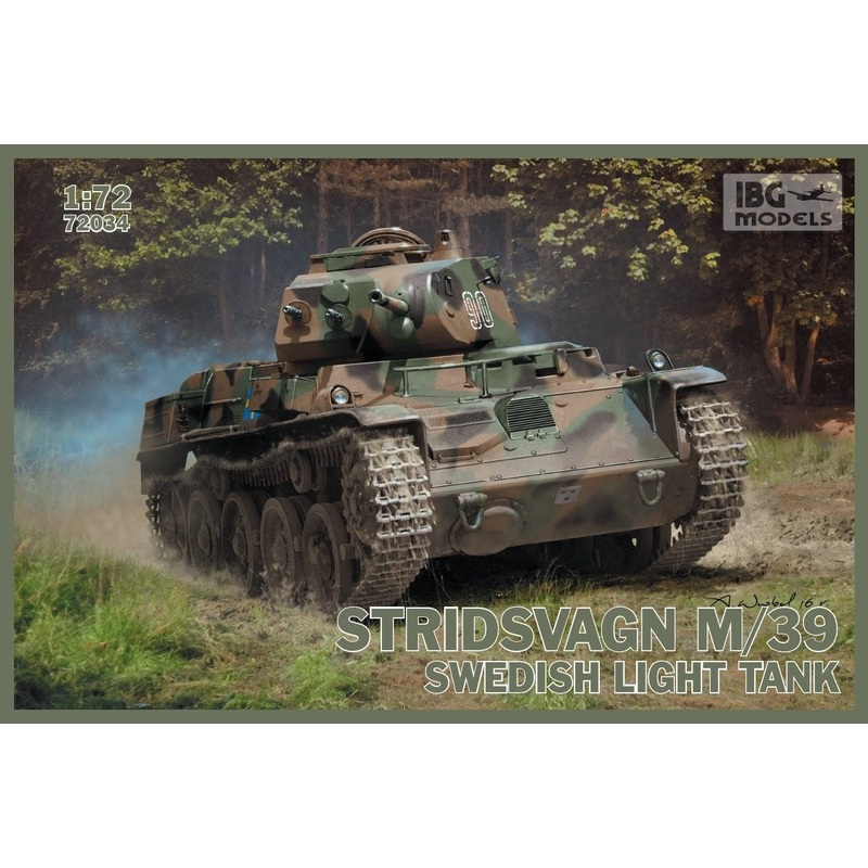 1/72 Stridsvagn m/39 Swedish Light Tank
