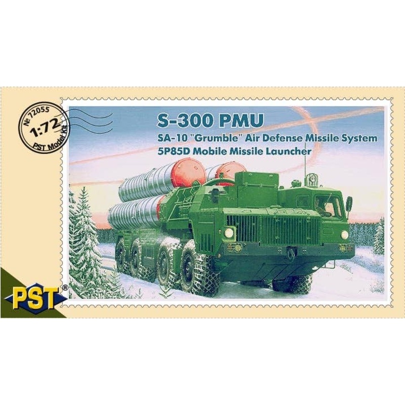 1/72 5P85D Mobile Missile Launcher of S-300PMU (SA-10 GRUMBLE) Air Defense System