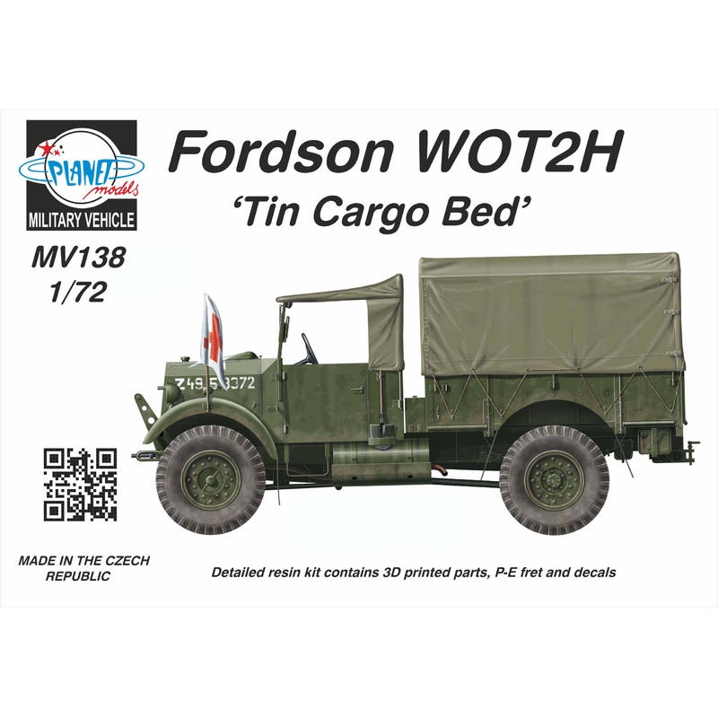 1/72 Fordson WOT2H (15CWT) 'Tin Cargo Bed'