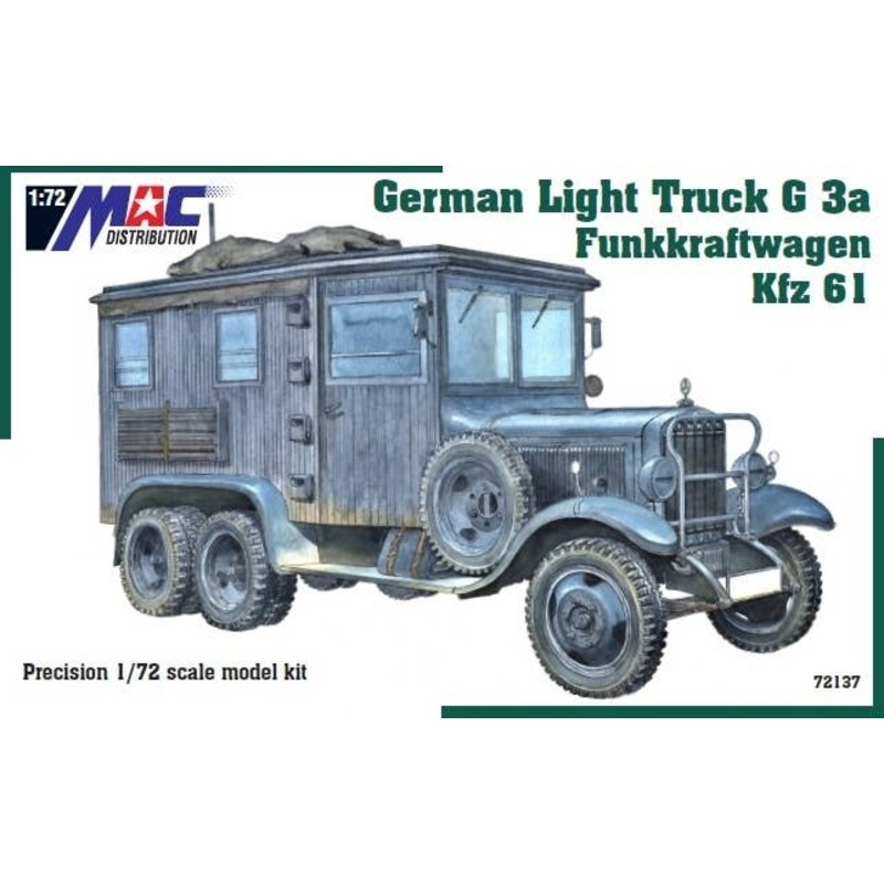 1/72 German Light Truck G3a Funkkraftwagen Kfz 61