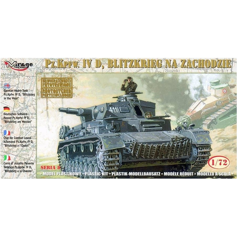 1/72 German Tank Pz.Kpfw. IVD "Blitzkrieg In The West"