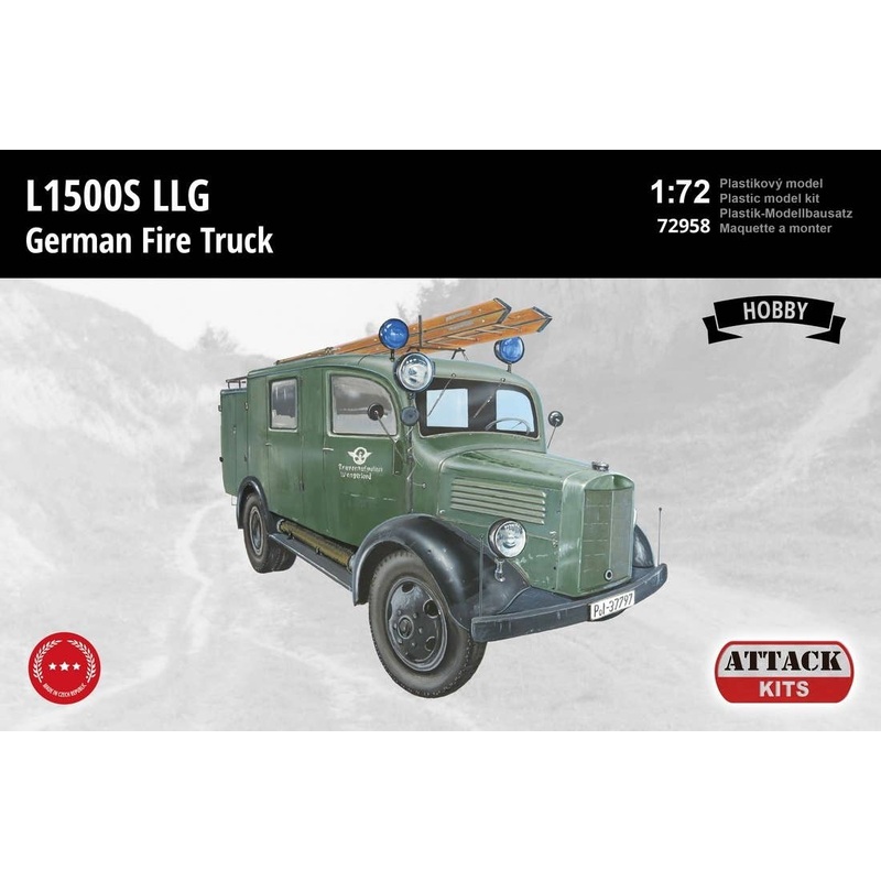1/72 M.B. L1500S LLG German Fire Truck (Hobby Line)