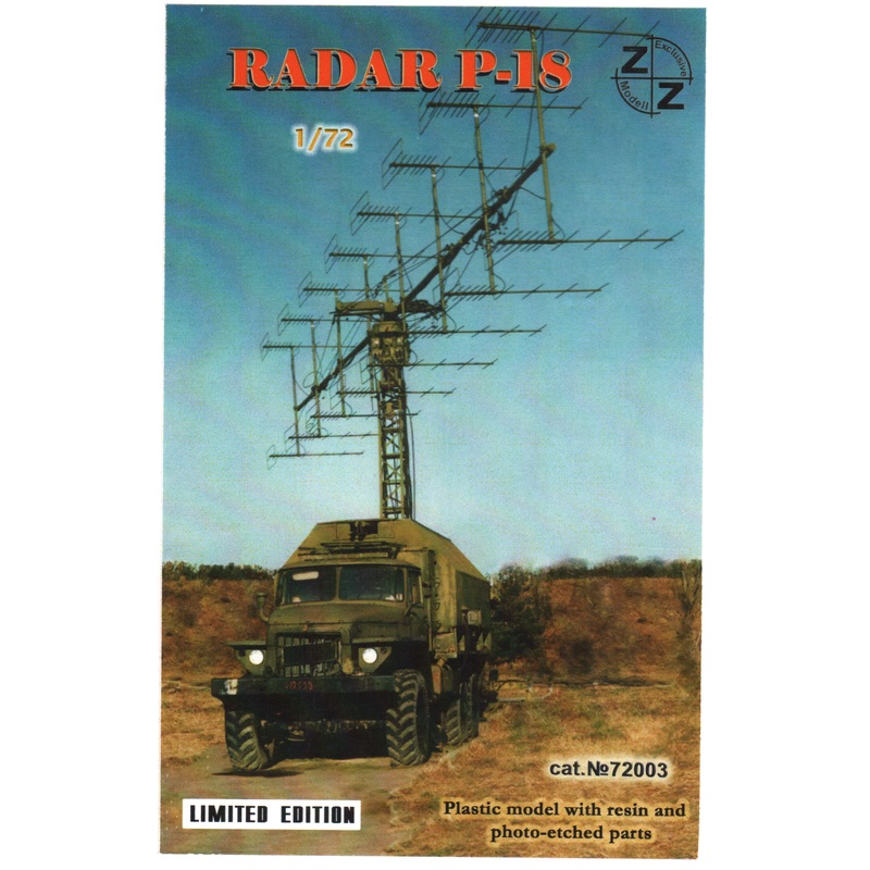 1/72 P-18 Soviet Radar Vehicle (Plastic Model with Resin and Photo-Etched Parts)