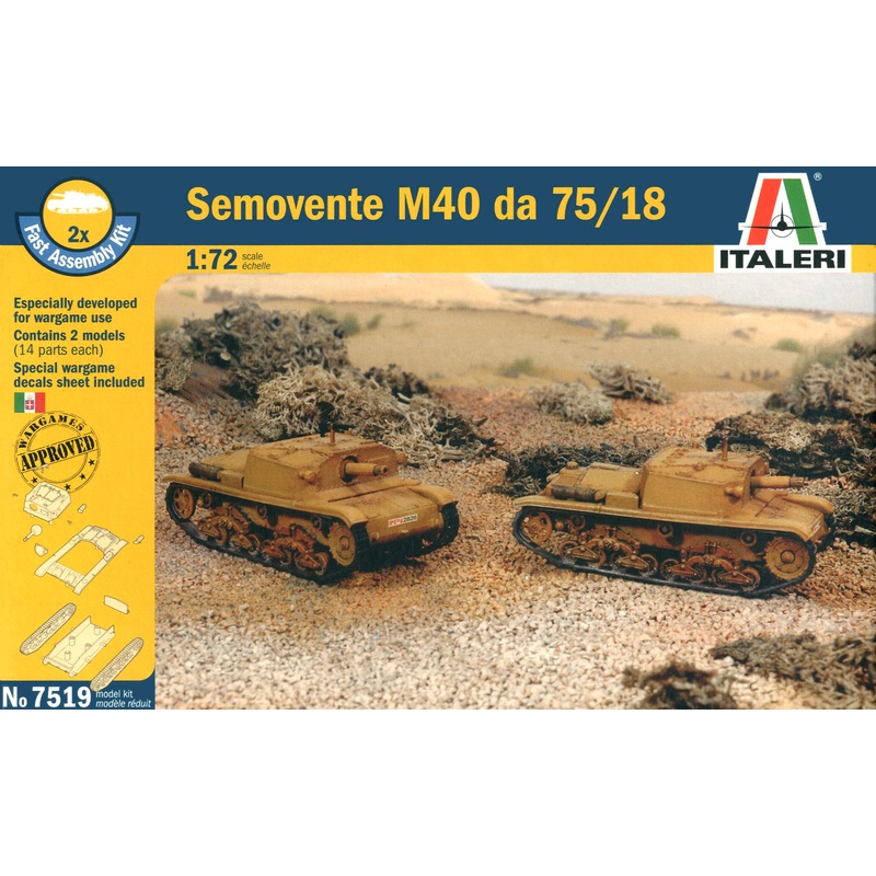 1/72 Semovente M40 da 75/18 (2 Kits)
