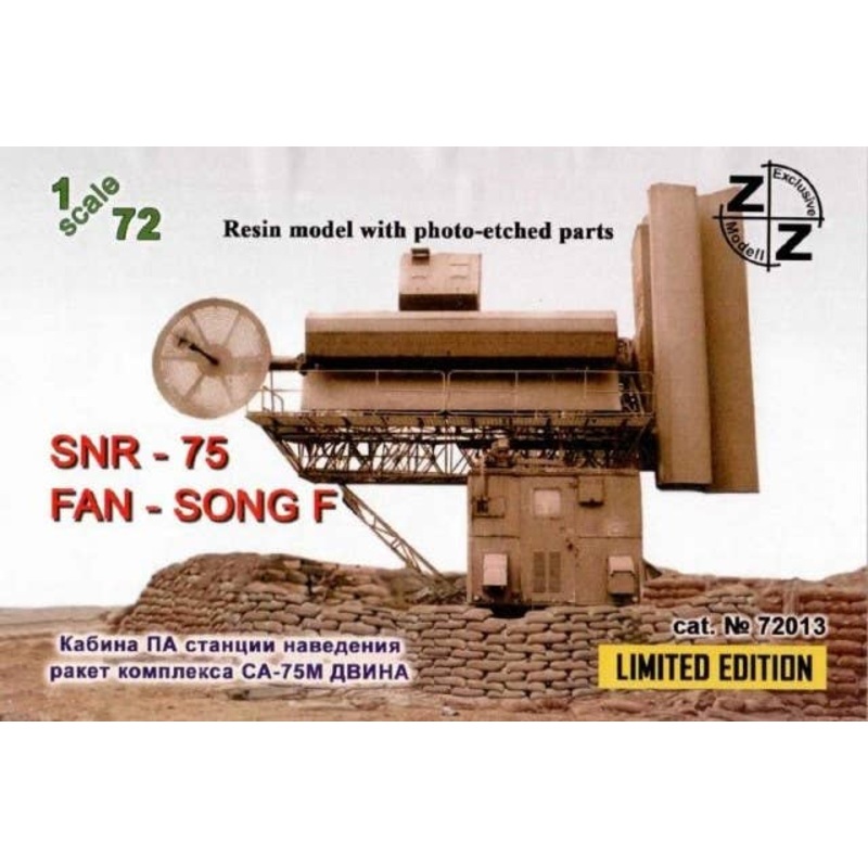 1/72 SNR-75 FAN SONG F (Resin Model with Photo-Etched Parts)