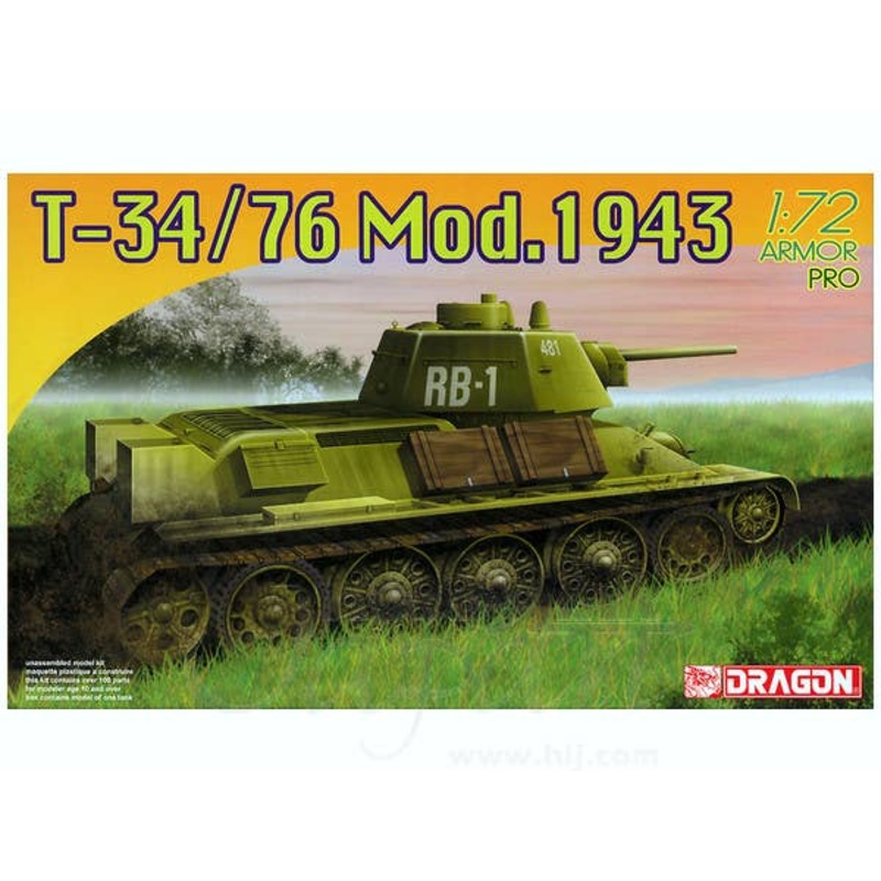 1/72 T-34/76 Mod.1943