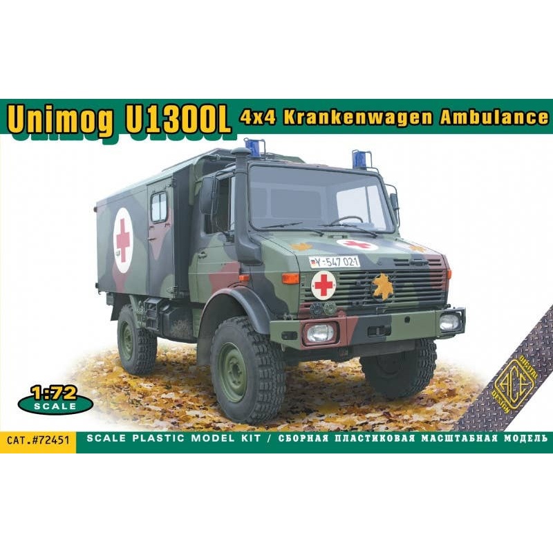 1/72 Unimog U1300L 4x4 Krankenwagen Ambulance