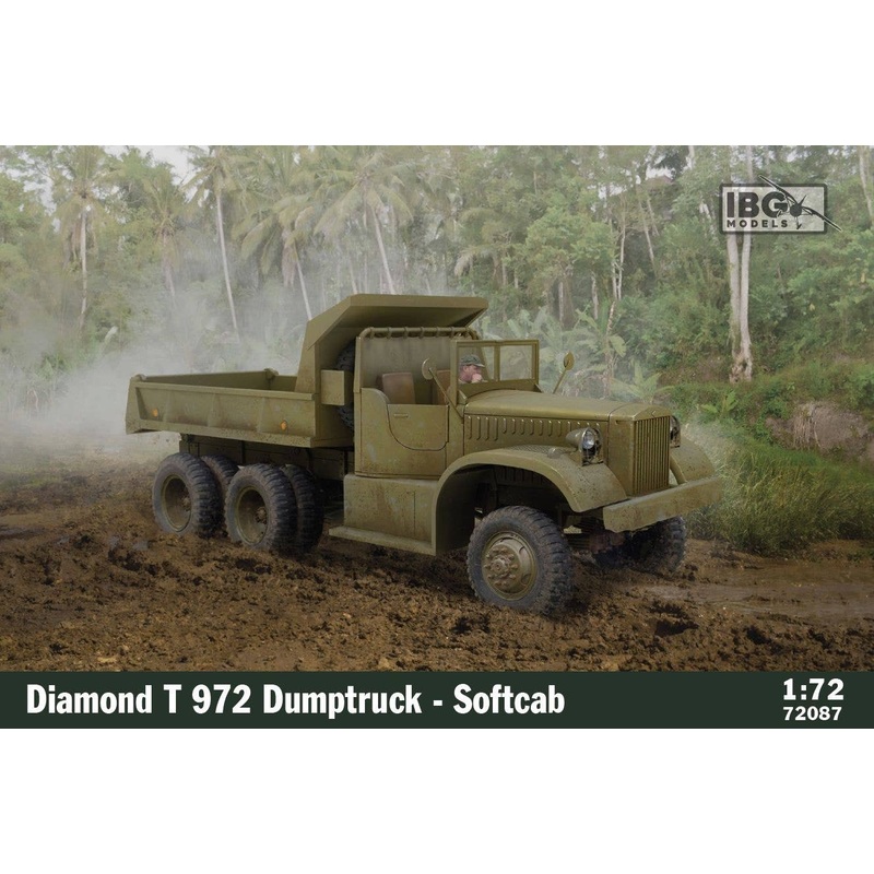 1/72 US Diamond T972 Dump Truck Soft Cab