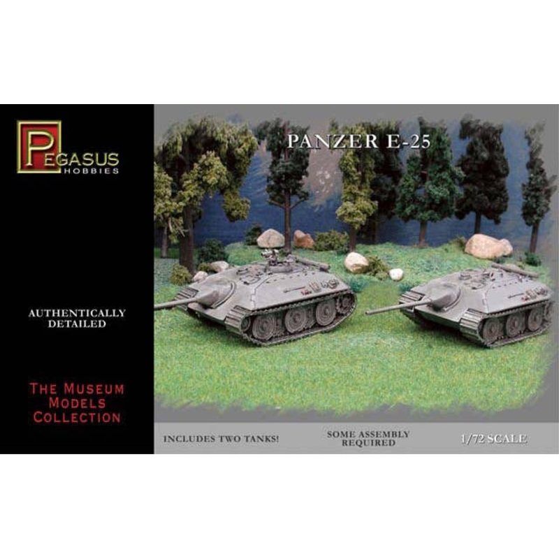 1/72 WW.II German E-25 tank destroyer (2-car set)