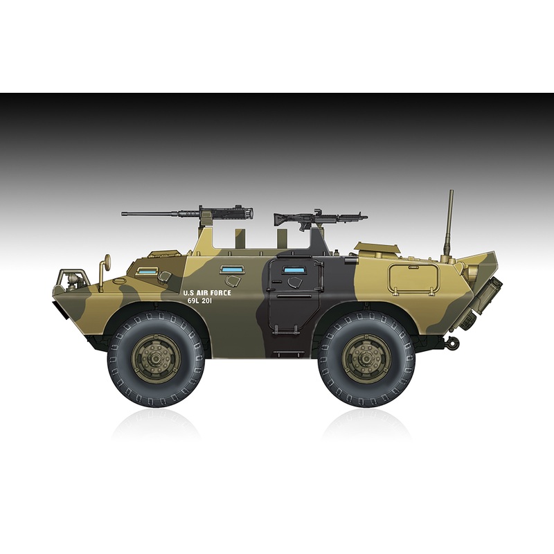 1/72 XM706E2 Commando Armored Vehicle US Air Force Security Police