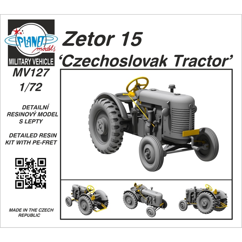 1/72 Zetor 15 "Czechoslovak Tractor"