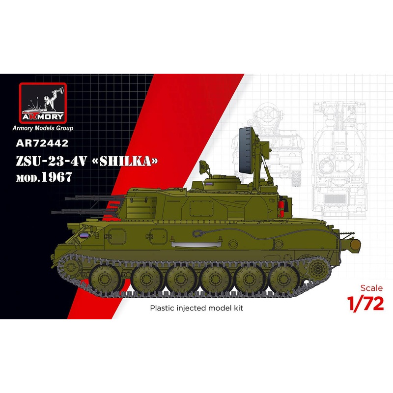 1/72 ZSU-23-4V Shilka mod.1967, Soviet AA SPG