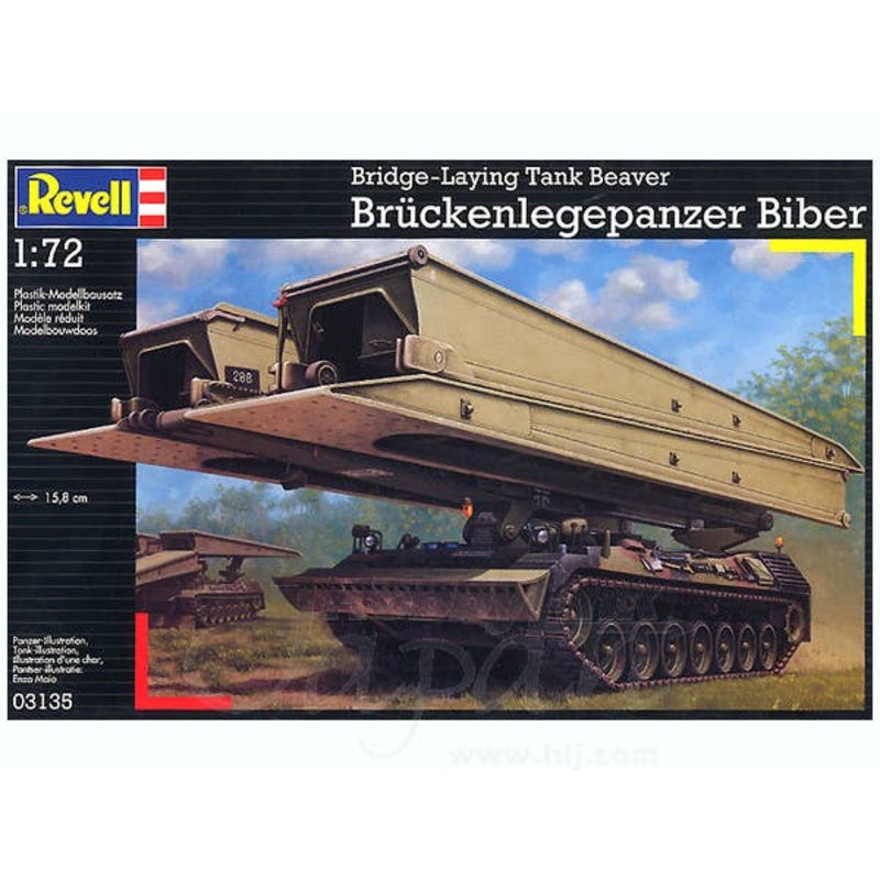 1/72 Bridge-Laying Tank Beaver Bruckenlegepanzer Biber