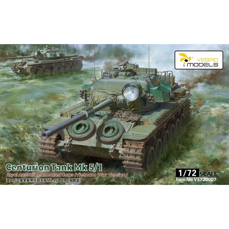 1/72 Centurion Tank Mk 5/1 Royal Australian Armoured Corps (Vietnam War Version)